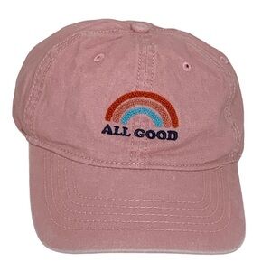 All Good, unisex, pink, ball cap, rainbow‎ - REDUCED PRICE